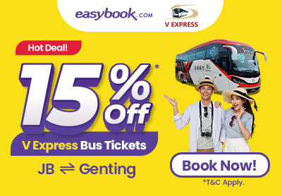 🔥 Hot Deal! 15%* OFF for V Express Bus Ticket 🤩