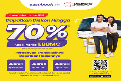 🚍 Diskon Khusus untuk Anggota Bis Mania Community! 