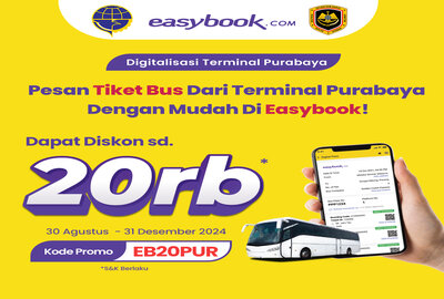 📣 Promo Terminal Purabaya: Dapatkan diskon langsung sd 20rb bersama Easybook! 🚌💨