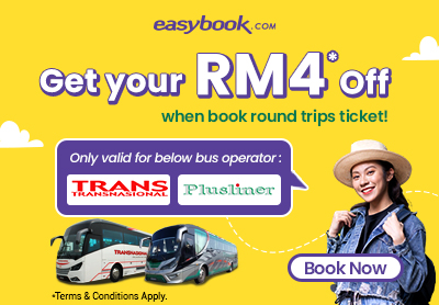 📣 Promo! RM 4 Off For Transnational / Plusliner Round Trips Ticket