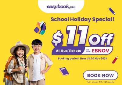 🎉 School Holiday Special! Get $11 Off All Bus Tickets! 🚌✨