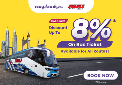 🔥 Hot Deal! Enjoy Up To 8%* Off For Ayu Express Bus Tickets! 🚌