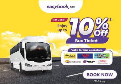 🔥 Hot Deal! 10%* Off for Bus Ticket 🚌