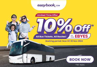 YES!! 📣 10% OFF All Bus Tickets, All Routes! 🤩