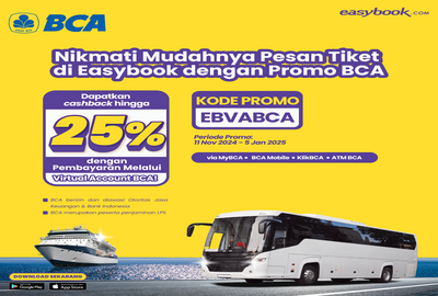 Gunakan VA BCA dan dapatkan Cashback hg 25%! 🚌 ⛴️