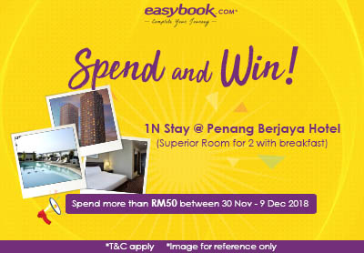 Penang Berjaya Hotel Stay Lucky Draw Contest