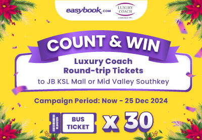 🎁 Count & Win Free Luxury Coach Round-trip Tickets 🎉